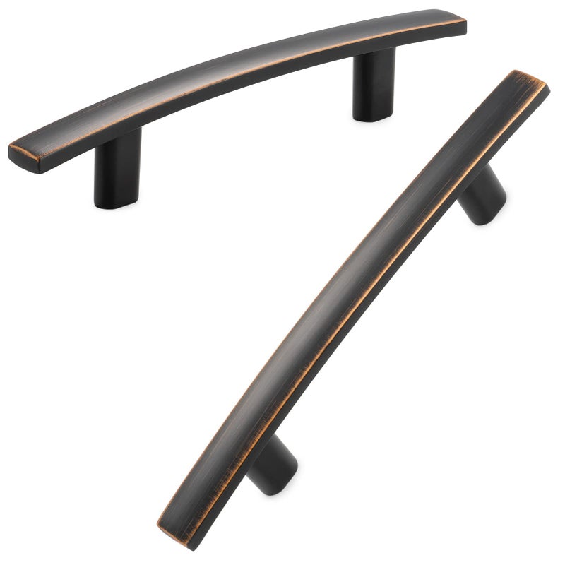 KOOFIZO 10 Pack 3 Inch Oil Rubbed Bronze Kitchen Cabinet Pulls Rubbed Bronze Cabinet Handles Bronze Cabinet Hardware for Kitchen Cabinets 1961 Drawer Dresser Cupboard Bedroom - Image 1